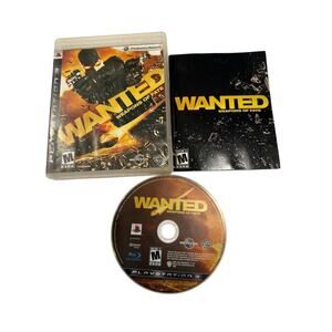 Wanted Weapons of Fate PlayStation 3 Video Game PS3 Complete w/ Manual
